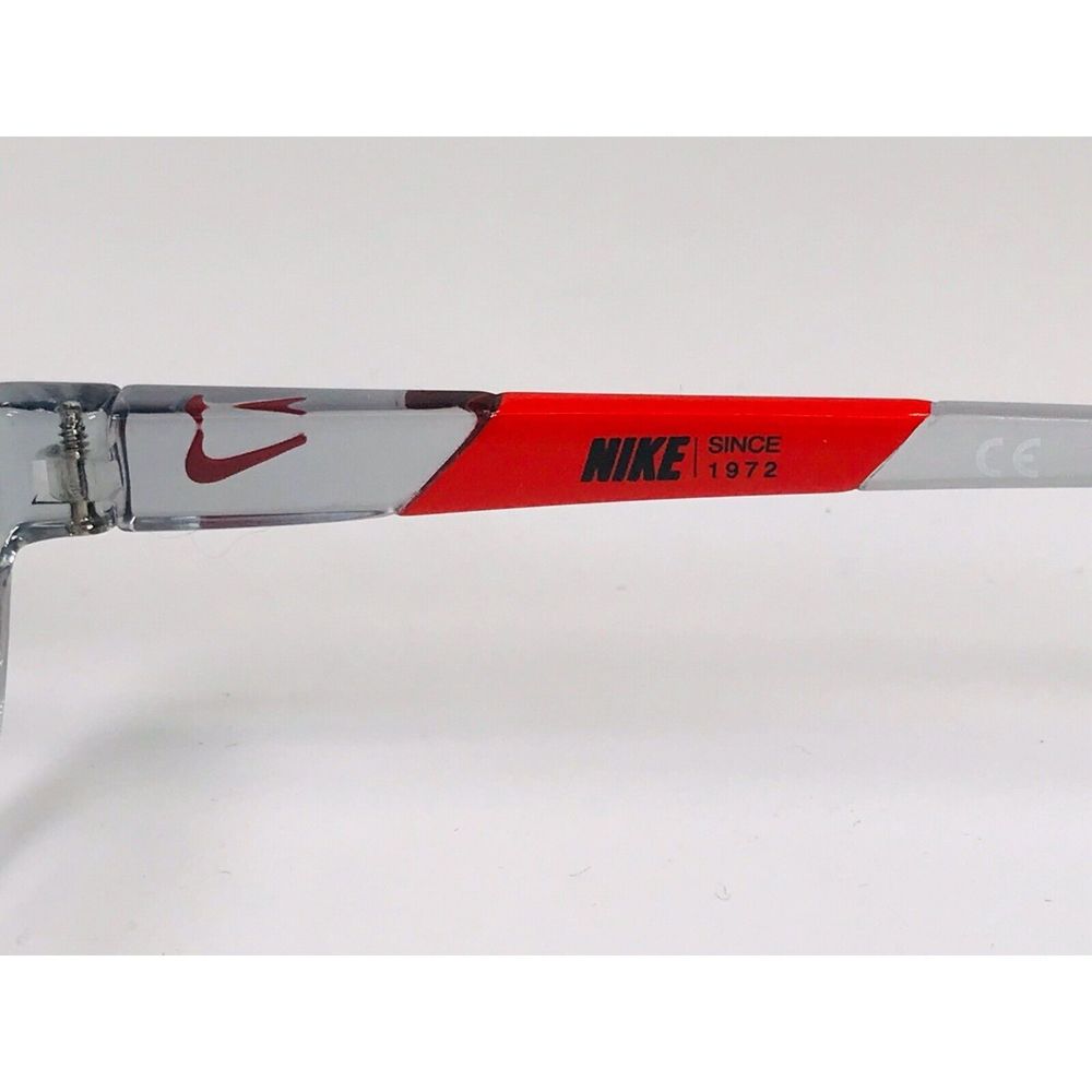 New KIDS NIKE 5008AF 032 Grey & Red Eyeglasses 47mm with Nike Case - Picture 10 of 12